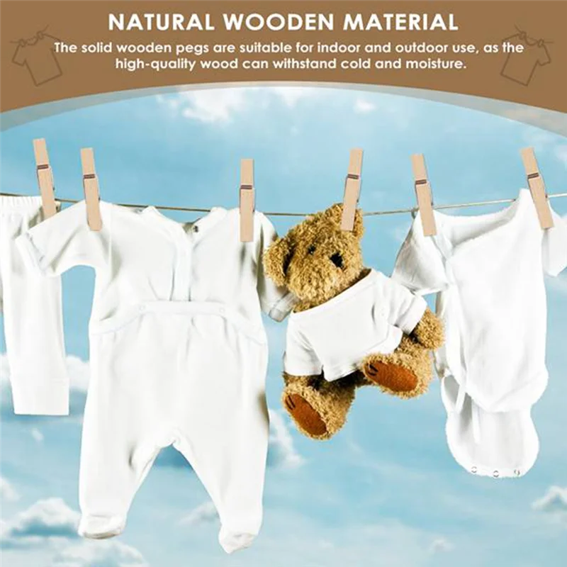 

UISN Handy Laundry Clothespin Bag, Semi-Closed Canvas Clothespin Storage Hanger Bag, Hanging Storage Organizer Laundry