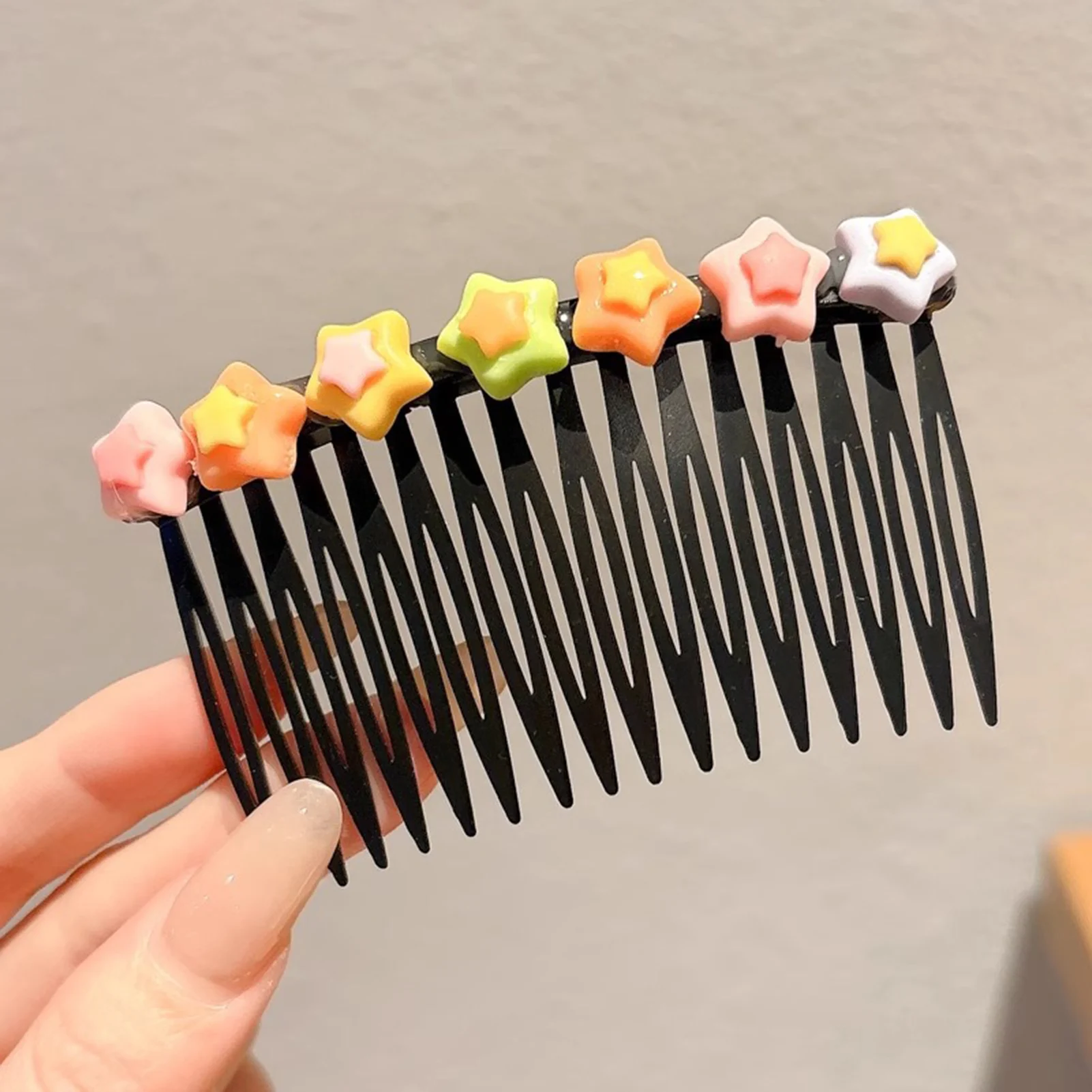 

Заколки-расческа с цветком для девочек, заколка для волос с героями мультфильмов, милая боковая заколка, милые детские украшения для волос, заколка, прическа, аксессуары для волос