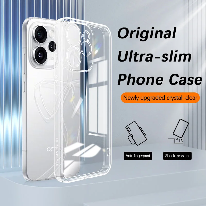 Flexible Durable Phone Cases for OPPO Reno15 Reno 15 15C 15F F FS Pro Max Mini Clear TPU Slim Cover 360 Soft Shockproof Shield