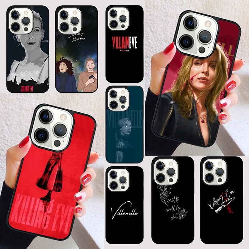 Villanelle Killing Eve cover For iPhone 15 16 13 12 11 14 Pro Max Mini Max SE 2020 7 8 6S Plus Phone Case