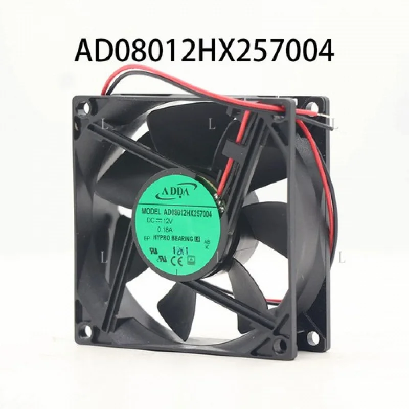 

L New In Box for ADDA radiator AD08012HX257004 12V 0.18A 80*80*25MM Silent Cooling Fan