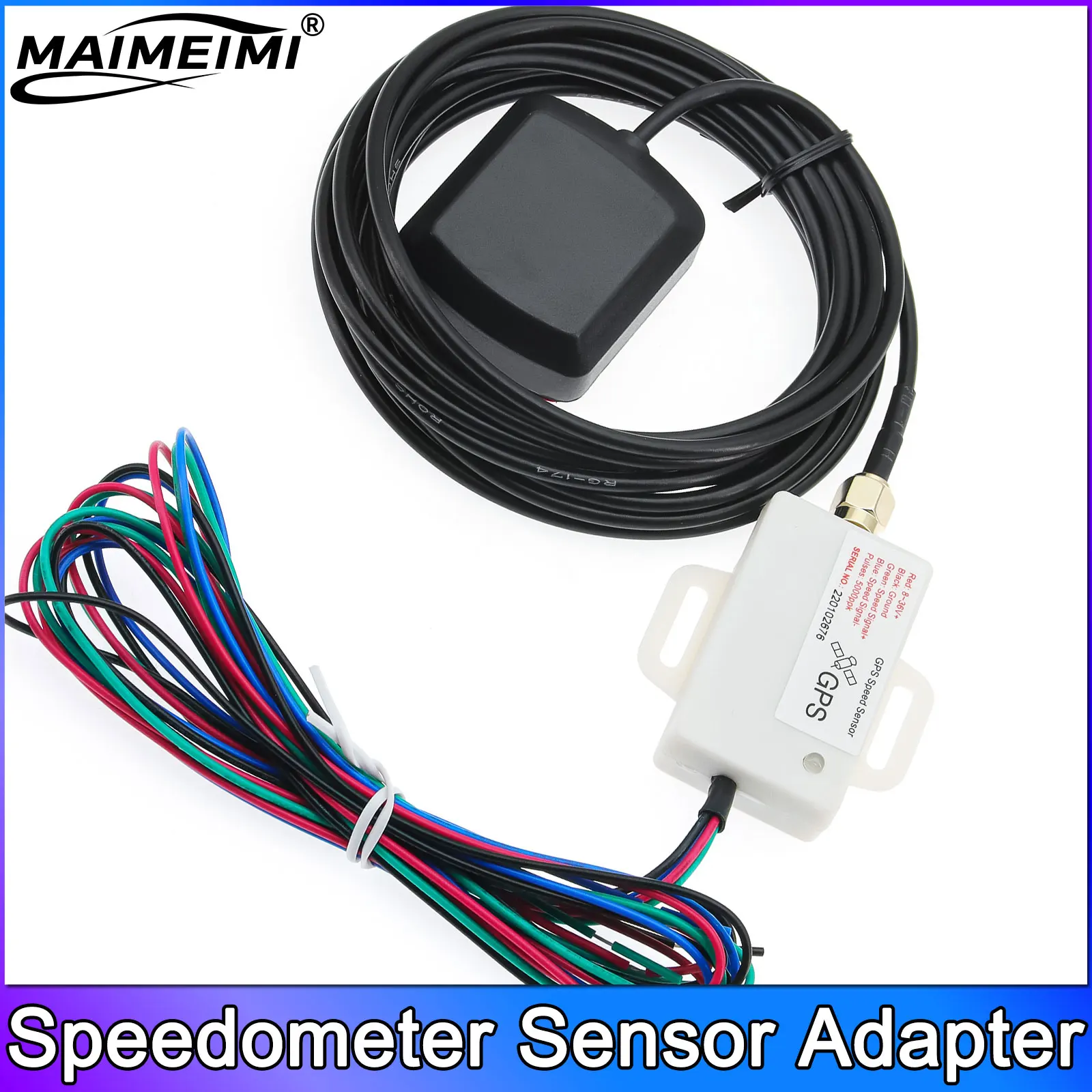 

Mini Speedometer Sensor Adapter Kit Universal GPS Antenna + Speedometer Sensor Satellite Signals Speedometer Gauge Signal