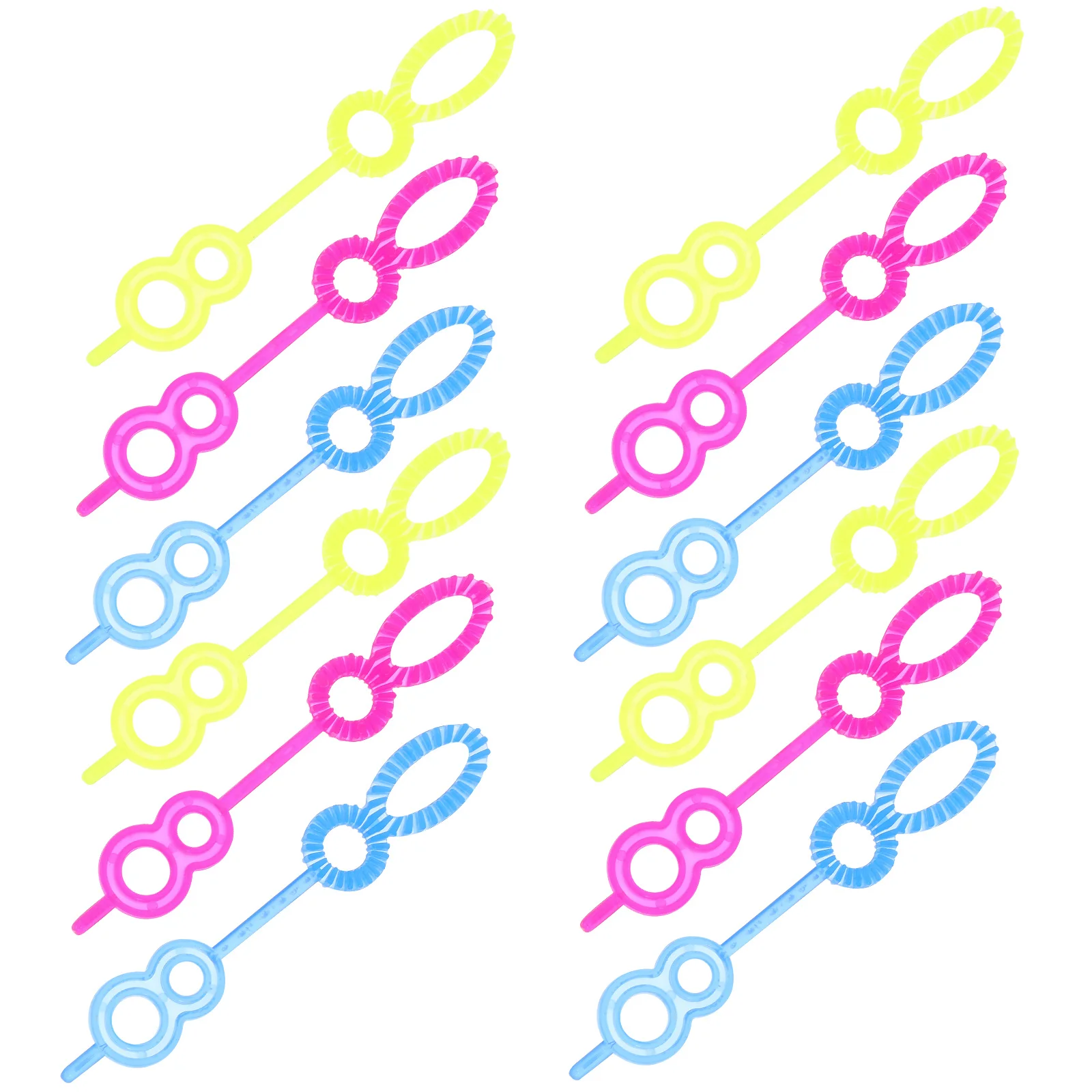 100-teiliges Seifenblasen-Maker-Set, langlebige Kunststoffstäbe, für Kinder, Spaß, Spielzeit, glattes Design, leicht zu greifen, Outdoor-Aktivität, zufällige Farbe