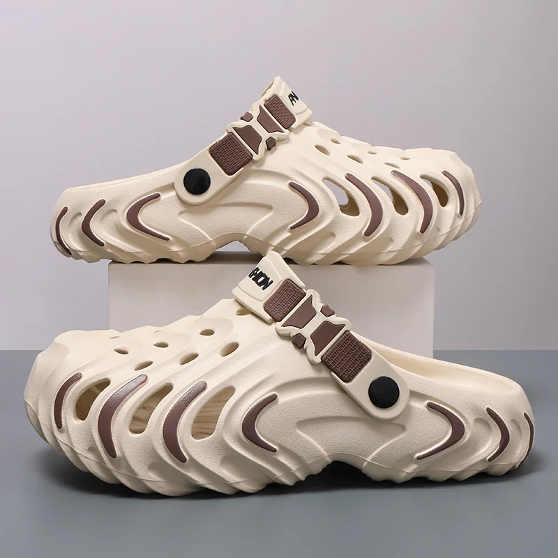 Flache Sandalen Herrenschuhe Pantoffeln Herren Garten-Plateausandalen Sommer Paar-Sandalen Herren-Sneaker Outdoor-Flip-Flops Haus-Clogs