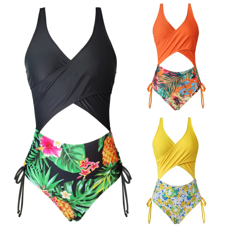 

Women's Sexy One-Piece Swimsuit, High Waist Bikini, Swimwear, Wholesale, New