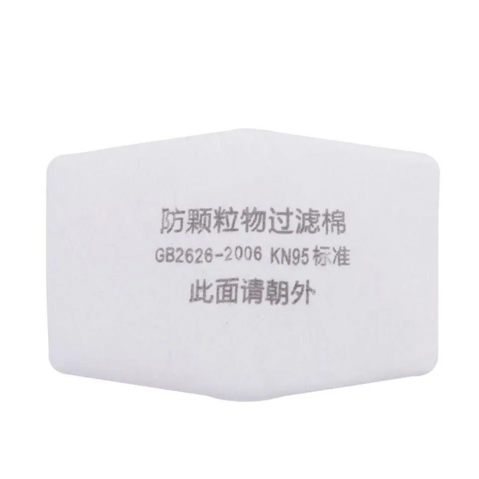 1020 Dustproof Filter Cotton For 1201Dust Gas Mask Chemical Respirator Spray Paint Mine Welding PM2.5 Particle Cotton Filter