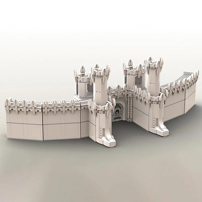 Star Movie Series Moc Bouwstenen De Witte Stad Muren Model Technologie Bricks DIY Kasteel Street View Speelgoed Voor Kinderen