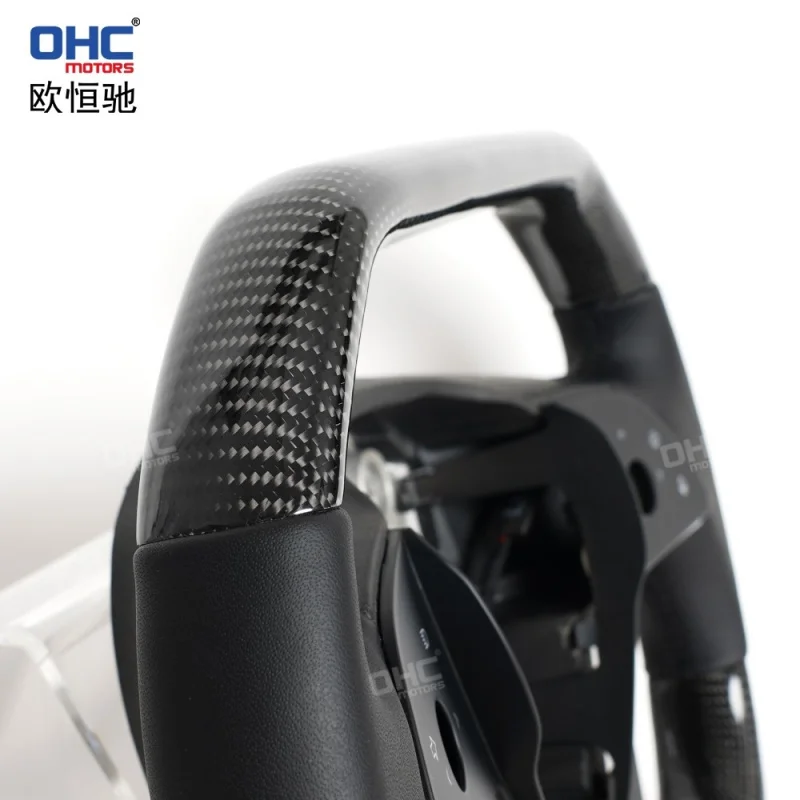 For Tesla Model 3 Cyber steering wheel carbon fiber modification and upgrade For new energy vehicles 16-22 models