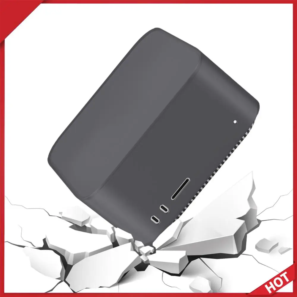

Silicone Case for Apple Mac Studio 2025 Shockproof Soft Skin Cover Anti-scratch Silicone Sleeve Waterproof Protective Cover