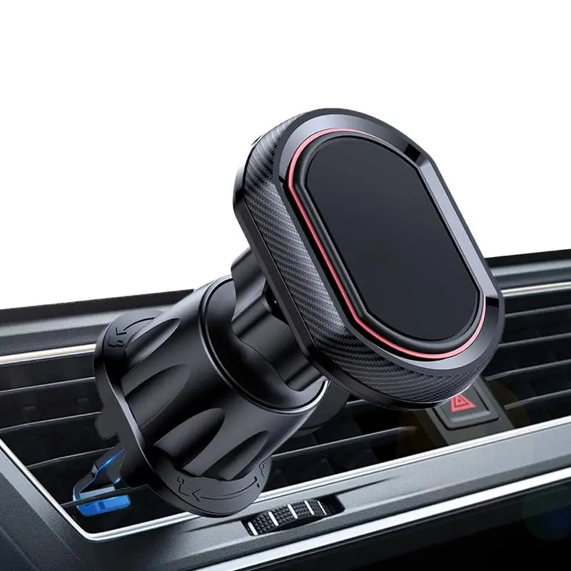 

Car Phone Holder Strong Magnetic Clip Phone Mount Safe Triple Support Stable Stand For Car SUVs Trucks Family Friends Colleagues