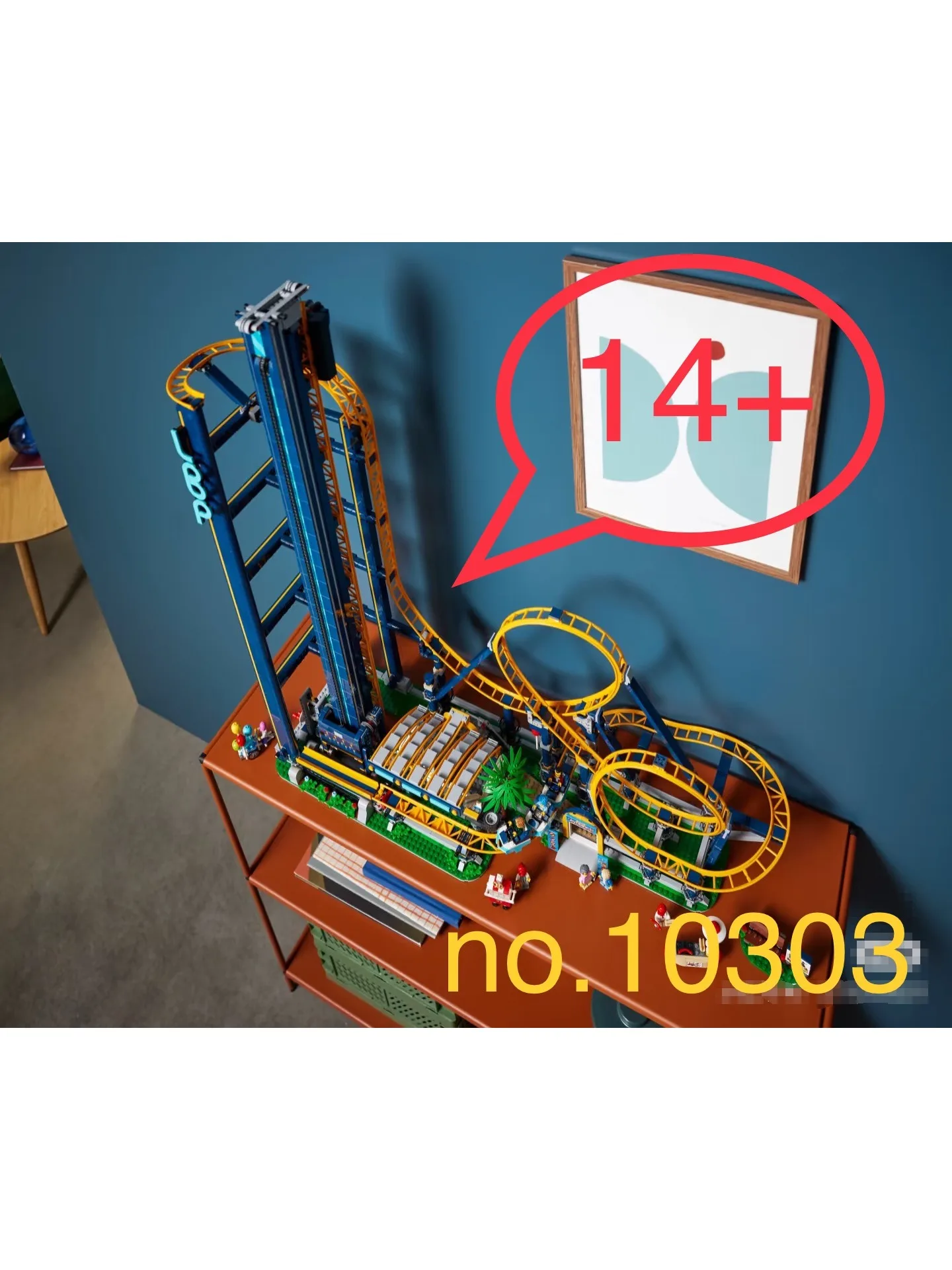 Jouet familial avec anneau motorisé, blocs de construction, lumière LED compatible 10303, modèle de bricolage pour enfants, cadeau d'anniversaire et de noël