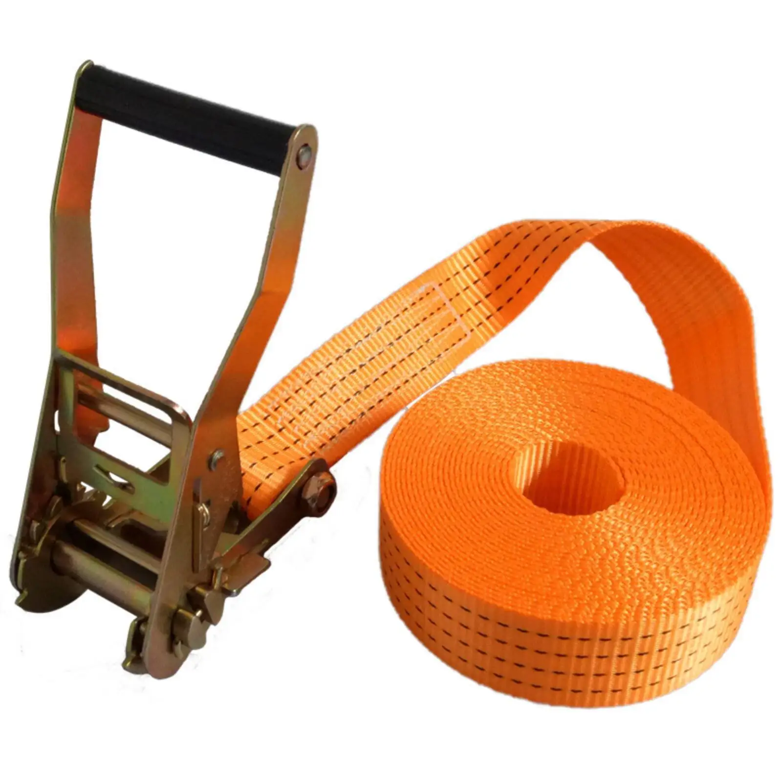 Heavy-Duty Ratchet Securing Strap Strap High-Strength Unhooked Ratchet Strap Easy Release Ratcheting Tie down for Transport,