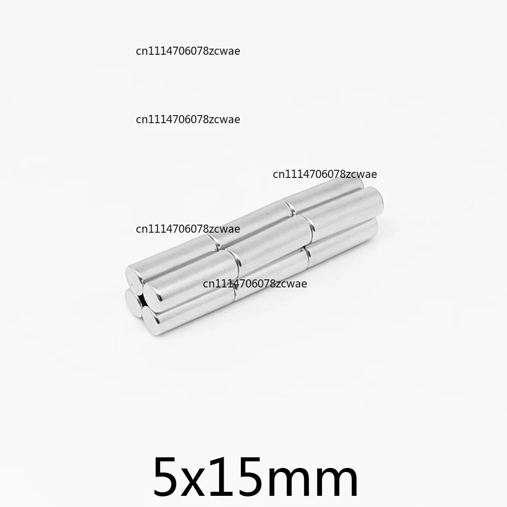 ZOCI-5x15 MM Thick Small Round Powerful Magnet 5x15 MM for Home Refrigerators, Offices DIY 5*15 MM