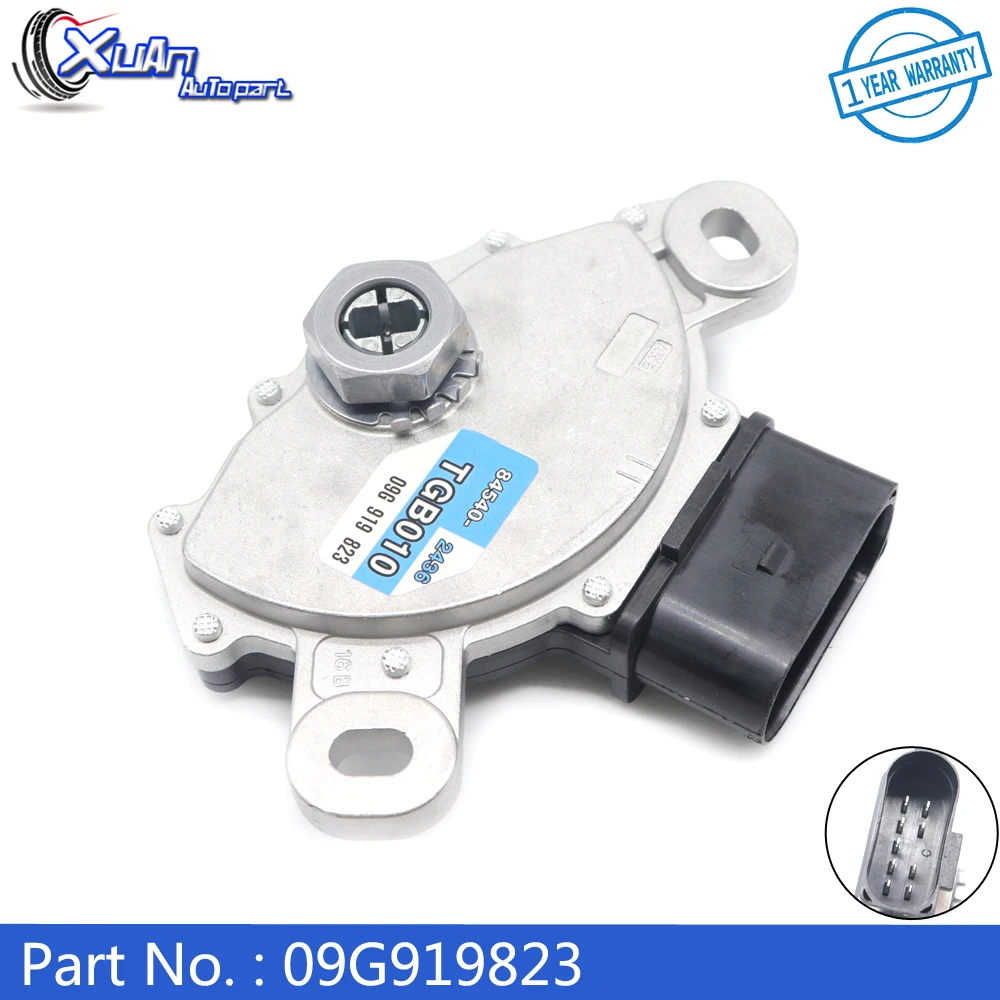 

XUAN Transmission Range Sensor Neutral Safety Multifunction Switch 09G919823 For Volkswagen CC Passat GTI Rabitt Golf Audi TT Q3