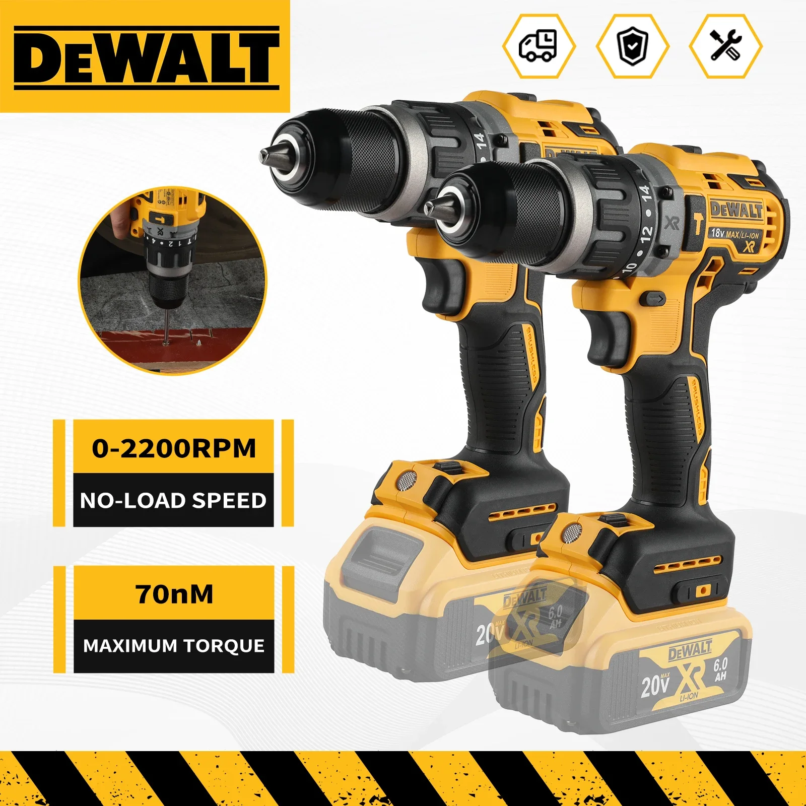 Dewalt DCD796 20V B… - image