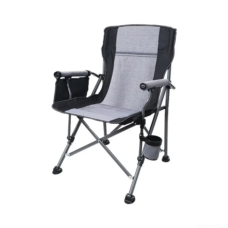 Outdoor Folding Chair Portable Camping Camping Fishing Chair High Backrest Beach Observational Drawing Painting Studio Stool new