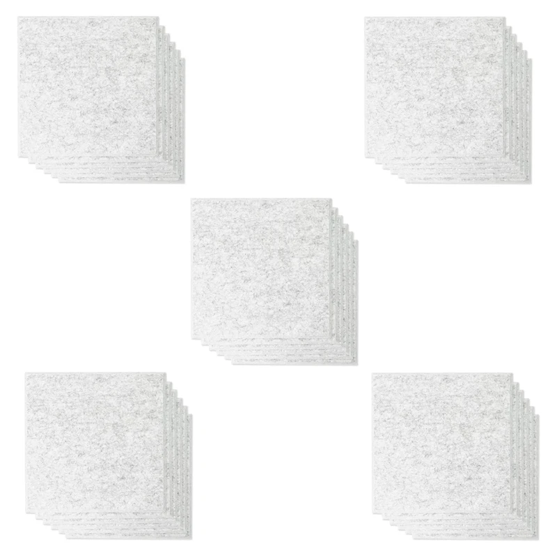 

60PCS Acoustic Absorption Panel 12 Inch X 12 Inch X 0.4 Inch Sound Proof Padding For Wall Decoration Acoustic Treatment