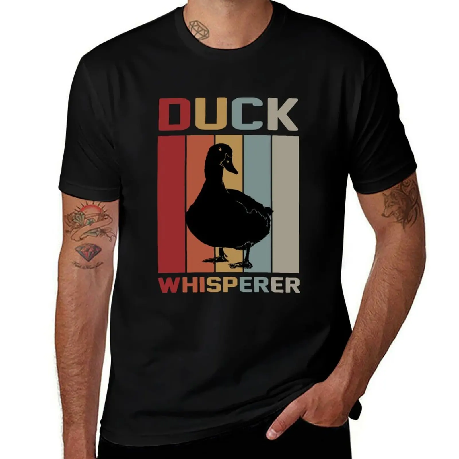 

Vintage Duck Whisperer - Retro Duck Water Bird - Funny Duck Quote for a Lover T-Shirt