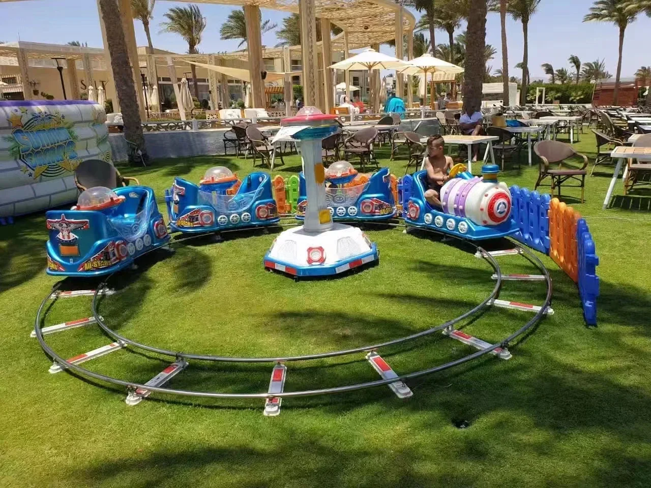 Newly Upgraded Mini Train And Track Set Popular Commercial Electric Train Multi-Seat Children