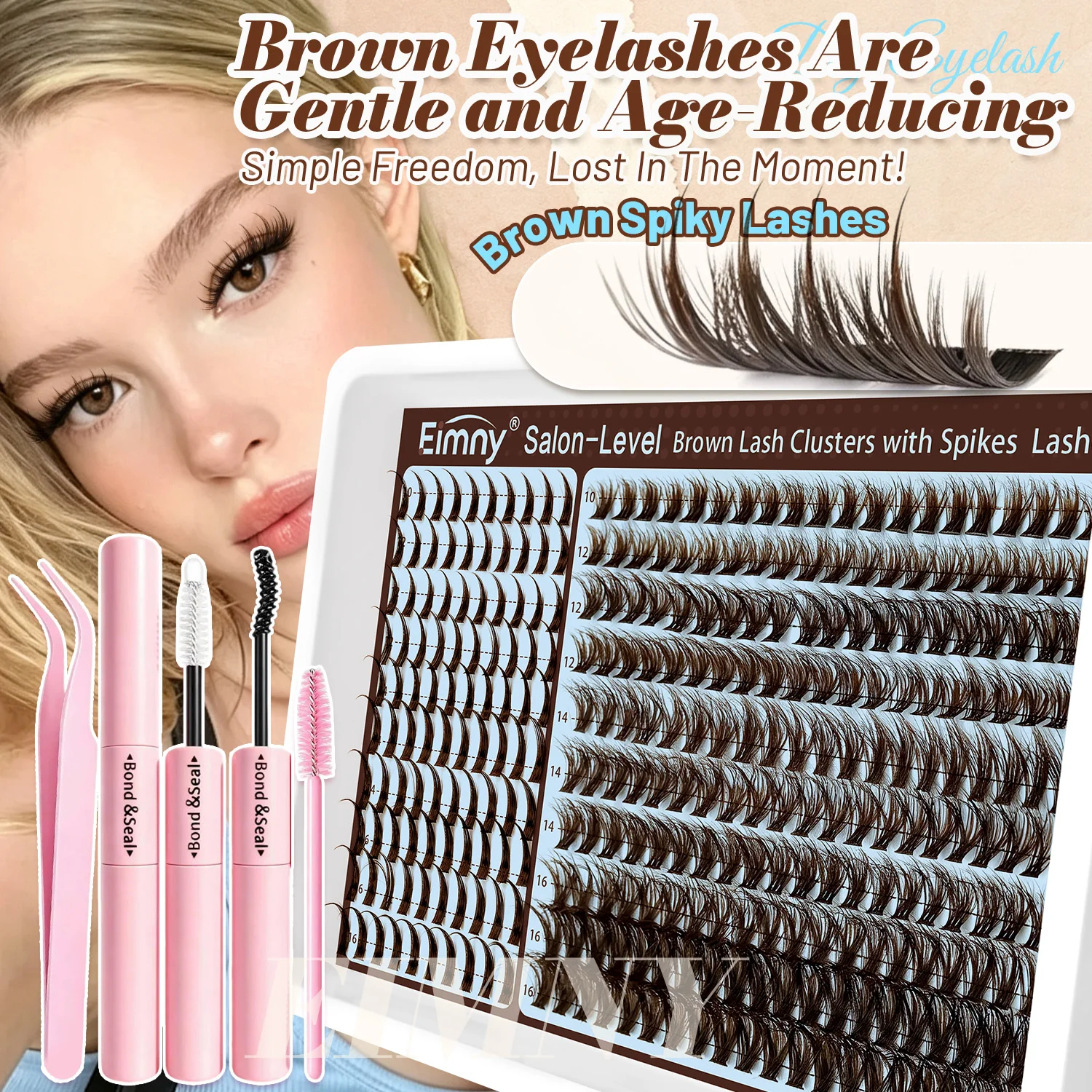 Eyelash Extension Full Set - ﻿ Набор из 300 коричневых пучков
