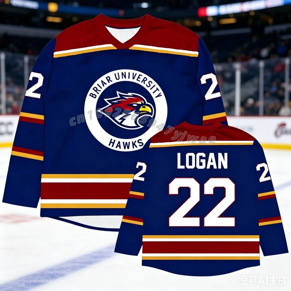 26 Tv Off Campus Briar University Hockey Jersey Graham 44 22 Di Laurentis 66 Tucker46 T-Shirt Men Women Beach T-Shirt view 4