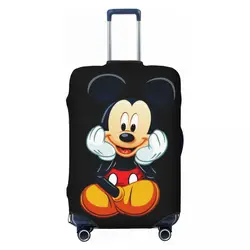 Custom Funny Mickey Mouse Luggage Cover Protector Elastic Travel Suitcase Covers