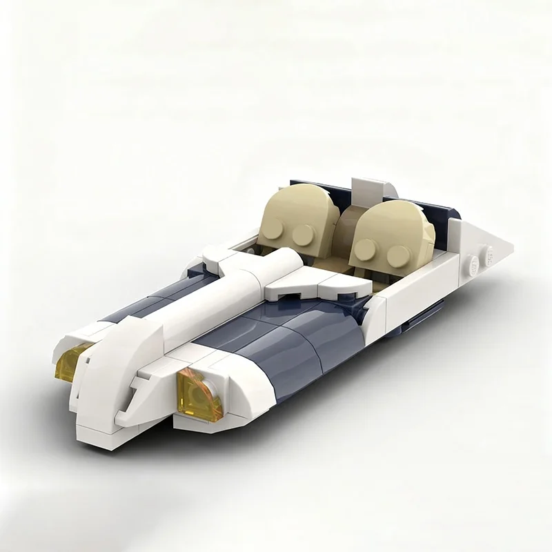 99-teiliges MOC Weltraum-Kampf Retro-Futuristisches Auto-Modell Sammlerstück DIY Kreative Bausteine Geschenk Dekoration Bausatz