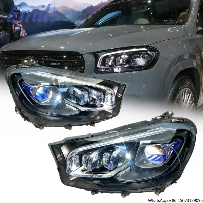 For  GLS-Clacc W167 X167 Headlight Assembly Car Light High-end LED GLS550 GLS63  OEM A1679061504 A1679061604