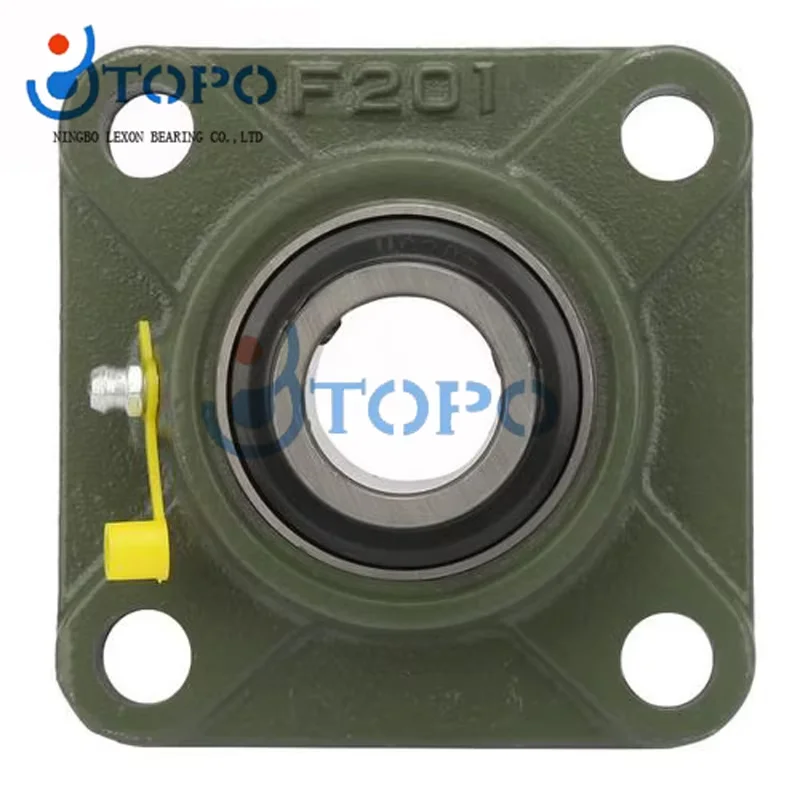 Bearing With Housing UCF201, UCF202, UCF203, UCF204, Set-contained bearing, Outer spherical bearing seat，bearing block