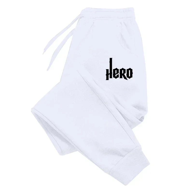 

Men's HERO Print Pants Elastic Waist Running Pants Soft Sports Gym Pants Casual Fitness Long Pants Outdoors HIP HOP Pants
