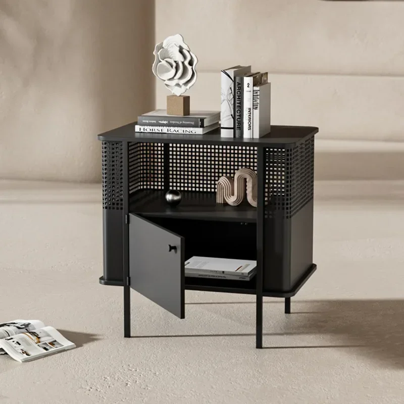 Discount Nordic Modern Simple Living Room Coffee Table Small Storage Cabinet Creative Bedroom Bedside Table Furniture