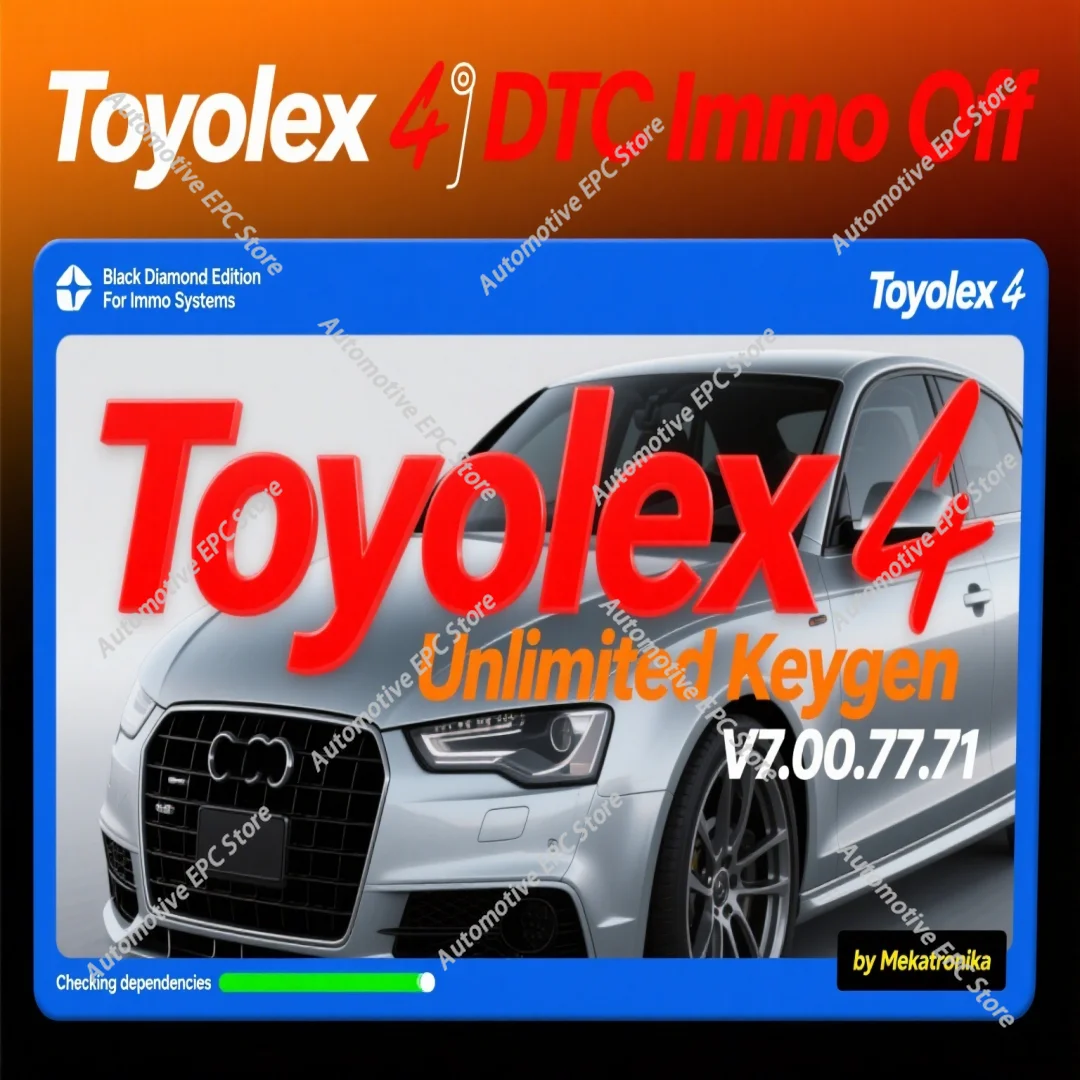 

2026 Hot Toyolex 4/3 Toyolex4 Unlimited Keygen Lexus Denso Mascheramento DTC Disable Funziona для Kess Ktag ECU Tuning Toyolex3