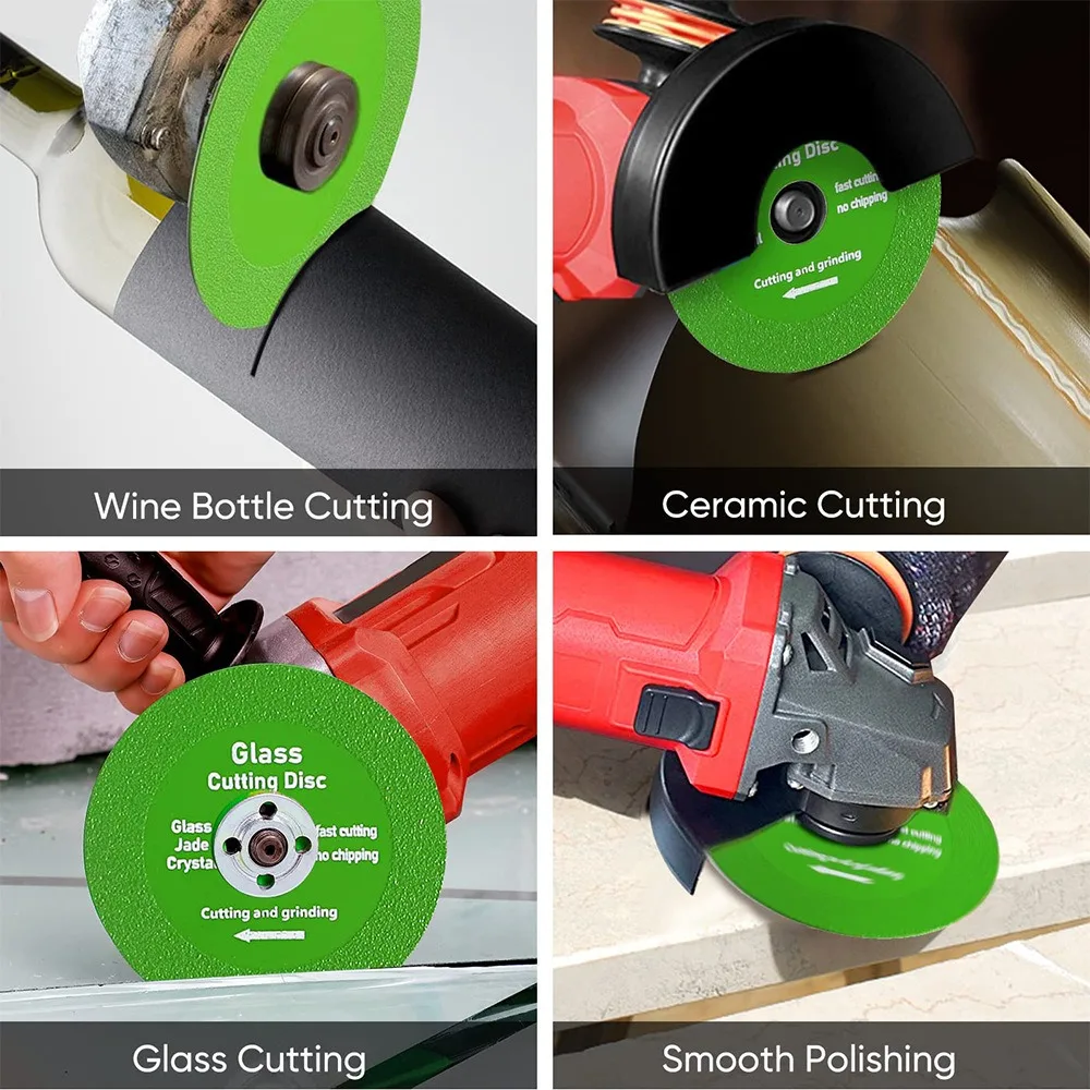 Diamond Cutting Disc 115/125mm Saw Blade for Ceramic Tile Marble Jade Glass Grinding Chamfering Bottle Cutting Processing Tool view 5