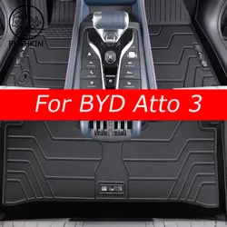 RHD LHD Car Floor Mats for BYD Atto 3 2026 2025 iners Waterproof All-Weather Durable TPE Floor Liners special foot pad