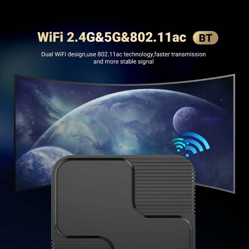 G96max Box Android12.0 Support 6K 2.4G Wifi Set-top Box H618 Chipset Media Player with Adapter & Cable Dropship