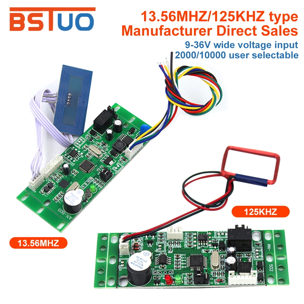 Access Control Building Intercom System Attendance DC 12V 125Khz 13.56MHz Embedded Module ID/IC Card Reader For Parking