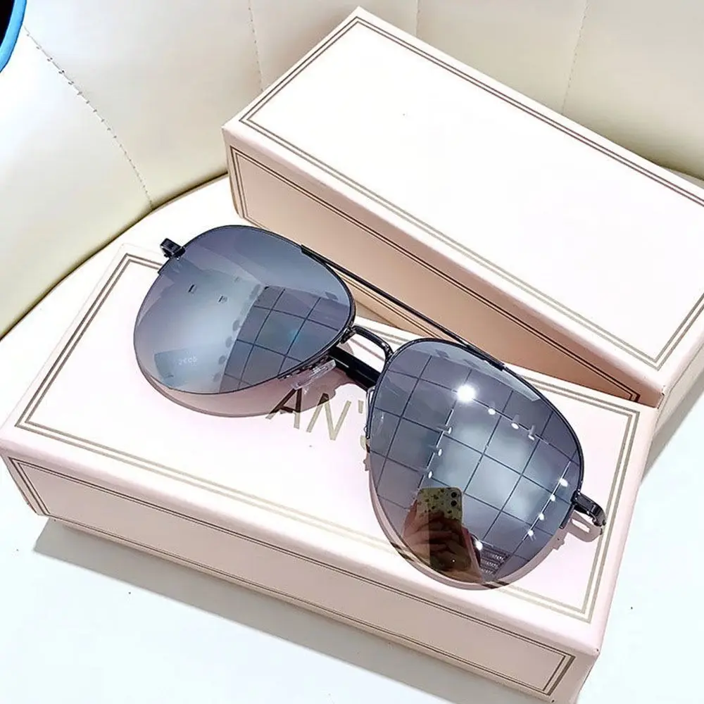 Trendy Big Frame Gradient Sunglasses Cycling Driving UV400 Protection Pilot Sun Glasses Shades for Women & Men