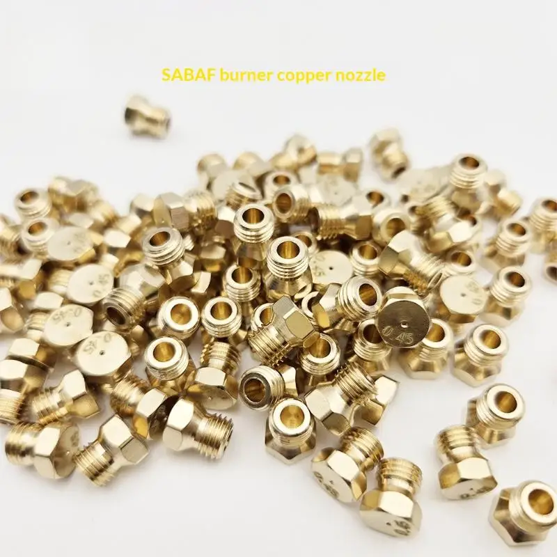 Hot Sale 5PCS Burner Gas Hob LPG- Conversion Kits Jets 50 65 70 87 95 Brass Nozzle For Gas Stove Brass Nozzle Propane Injector