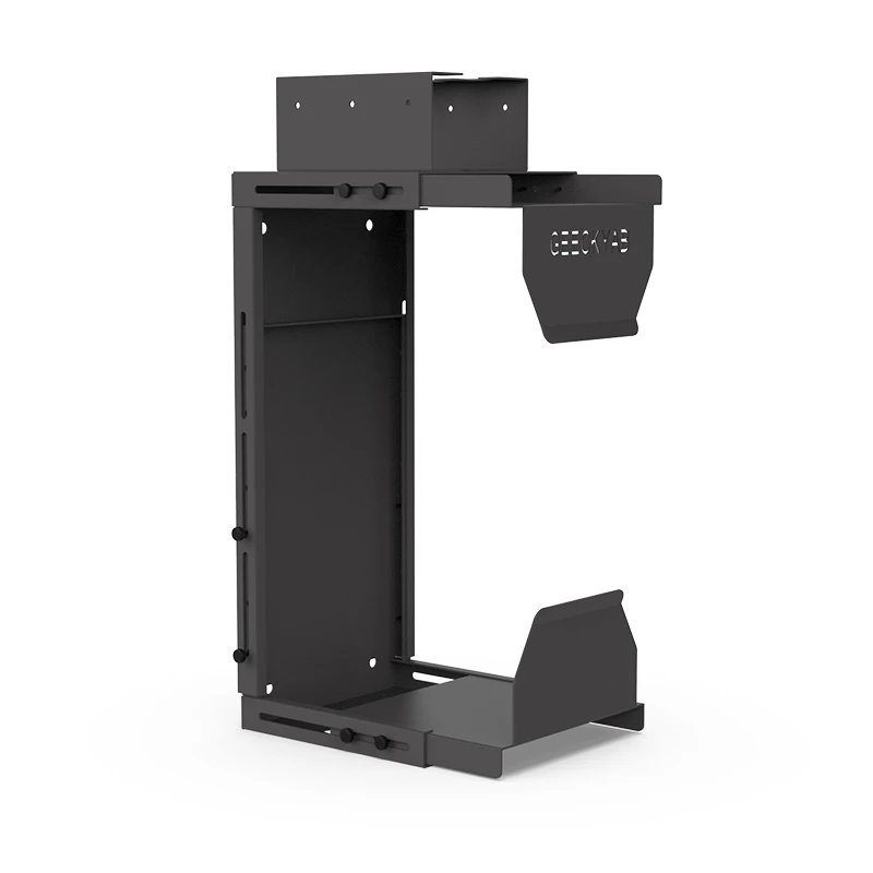

Lifting table computer host hanger bracket free punching