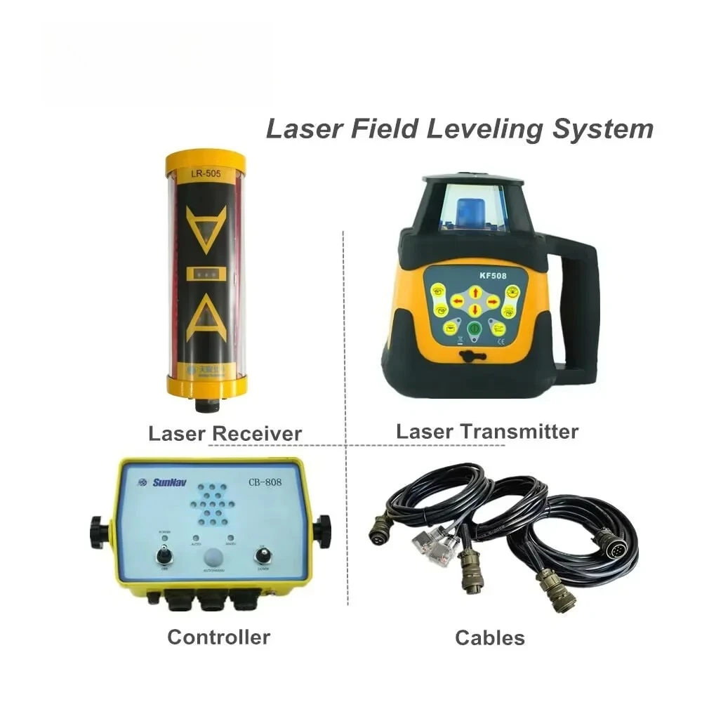 Sunnav  las system 3.5m grader scraper agricultural leveling machine las land leveler with CE certification