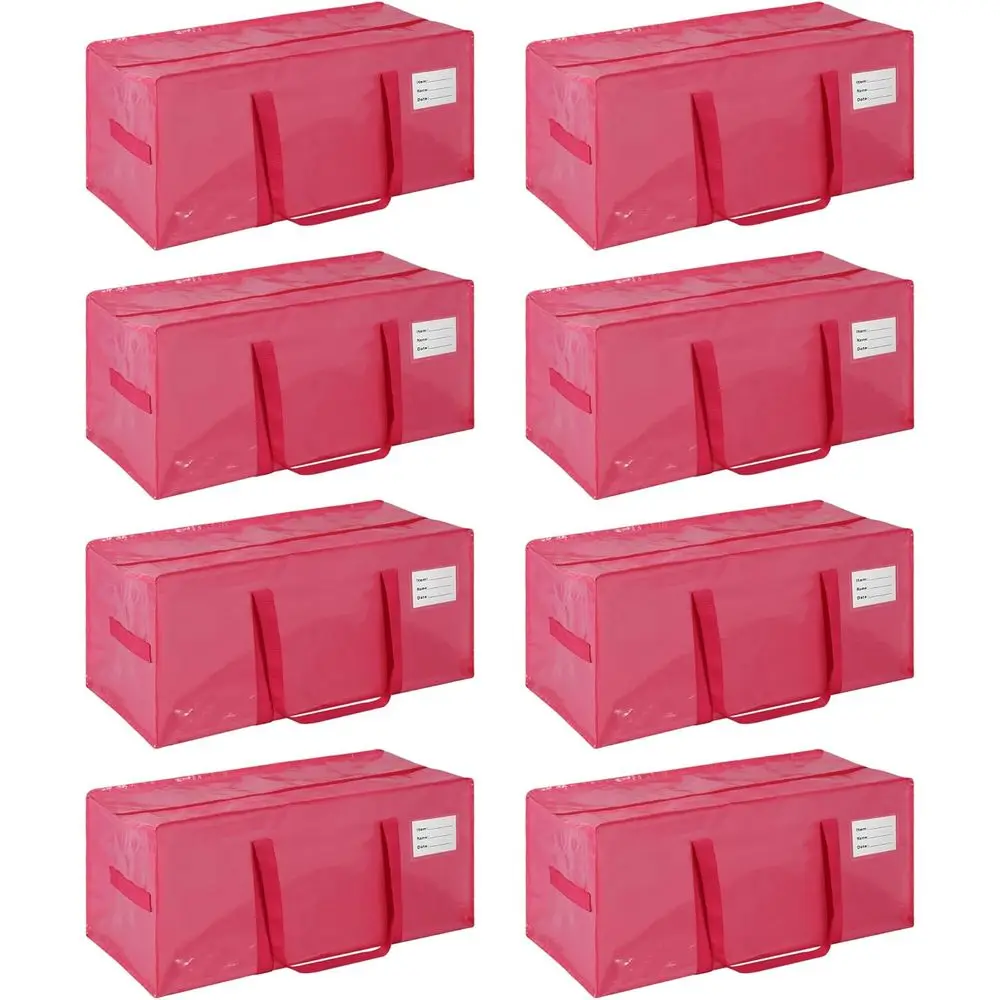 

8 Pack Heavy Duty Extra Large Moving Bags, Waterproof Storage Totes, Clothing Storage Bags, Packing Moving Boxes, College Suppli