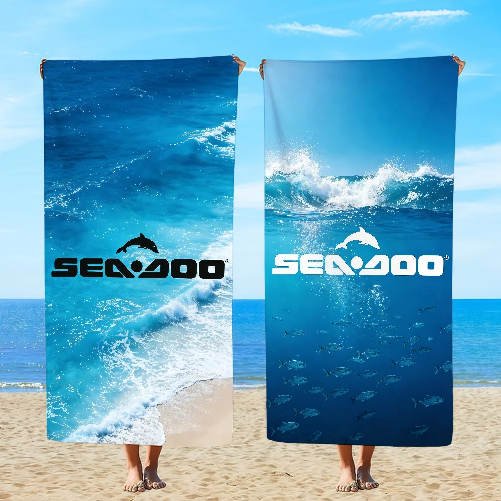 Luxury S-SeeS D-DooS Logo Towel Beach Oversized Soft Ultra Absorbent Quick Drying Large Pool Travel Camping Bathroom