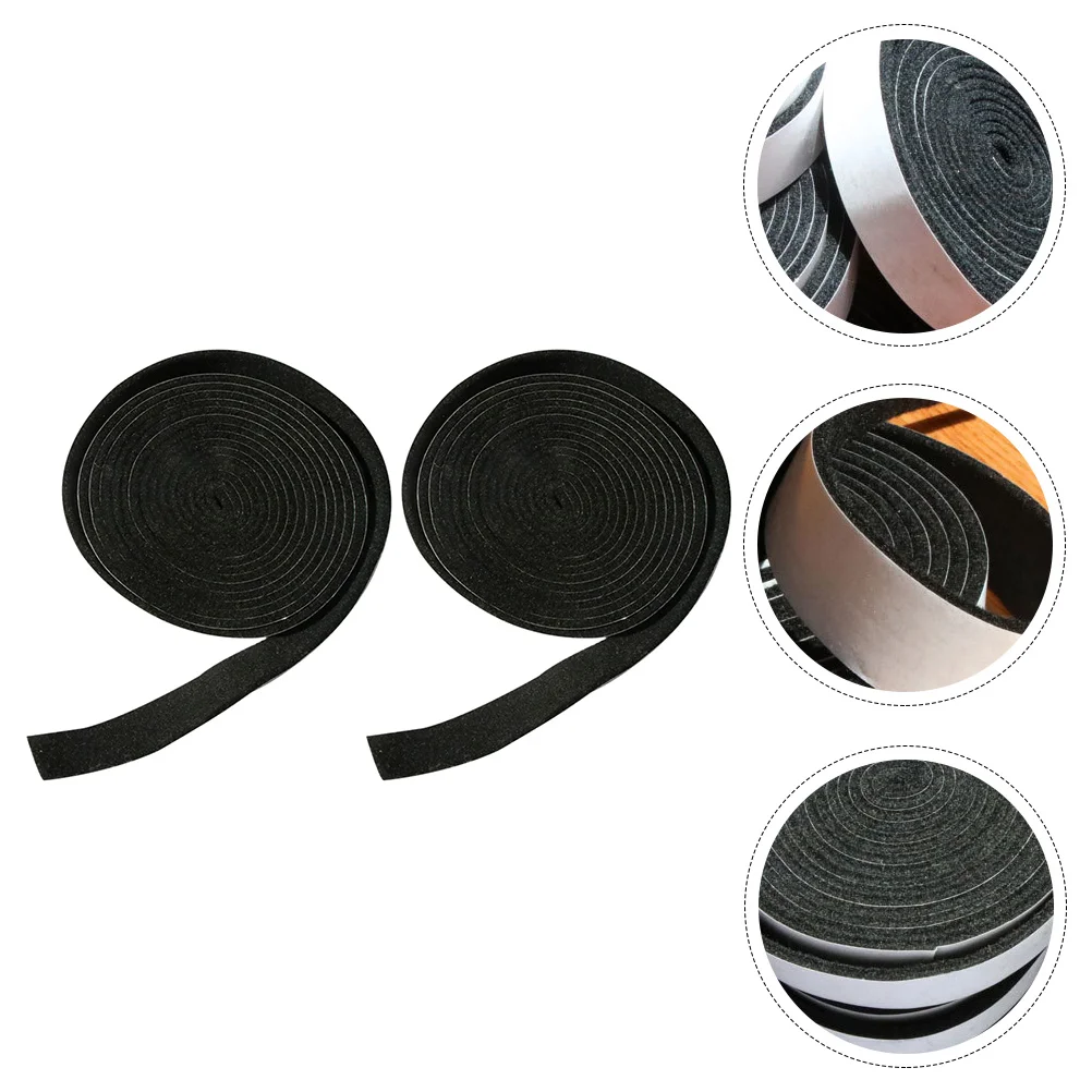 2 Pcs Self-adhesive Felt Tape Strips House Tool High Temperature Resistant Sealing Polyester Fiber Parts