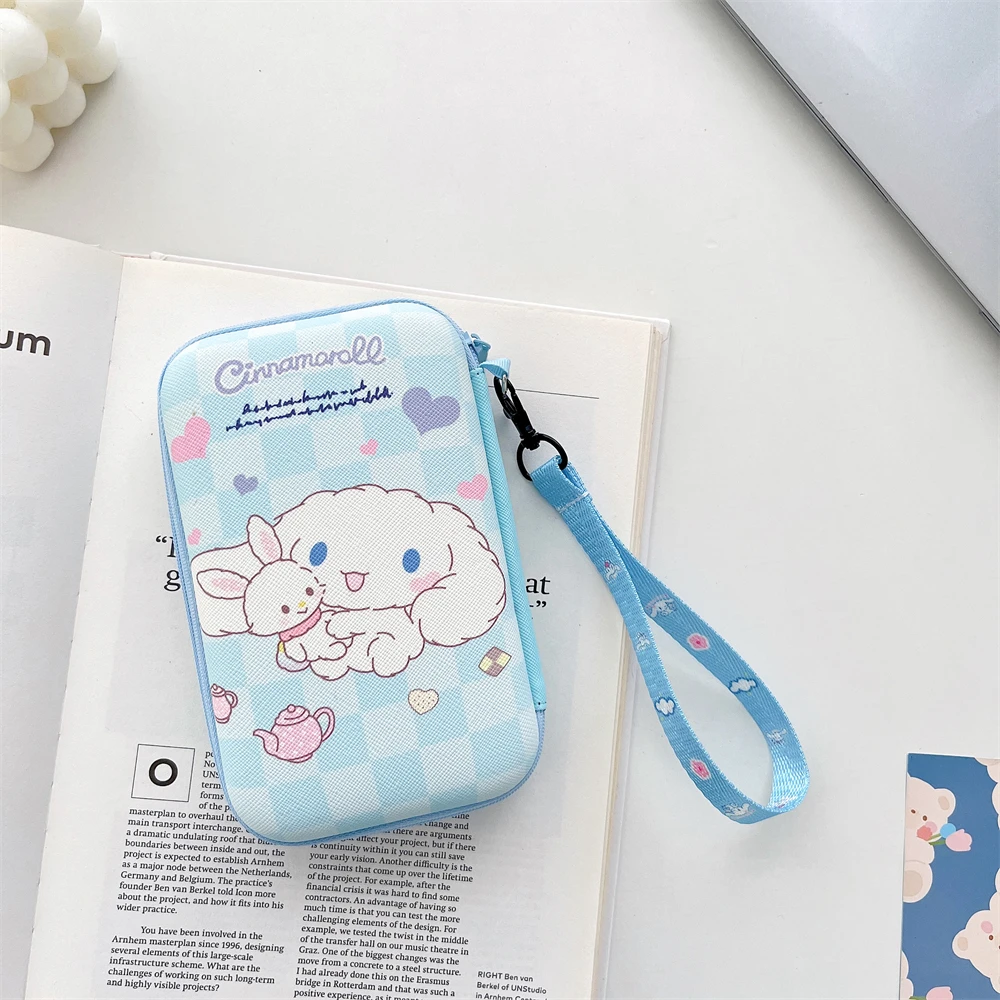 10*16.2cm Hard EVA Outdoor Travel Case Storage Bag Carrying Box for Power Bank Case Accessories Cinnamoroll Stellalou Kuromi