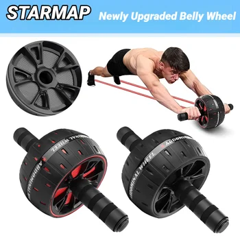Big Roller For ABS Workout Wheel Exercise Equipment Core Abdominal Home Gym Muscle Device…