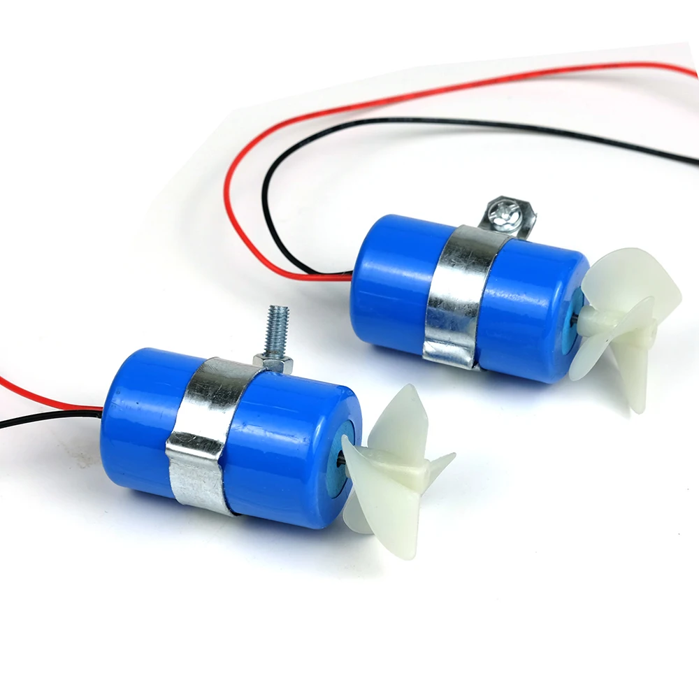 RC Jet Boat Underwater Motor Thruster 7.4V 16800RPM CW CCW 3-blades Propeller Fr DIY Micro ROV Robot RC Bait Boat Submarine Part