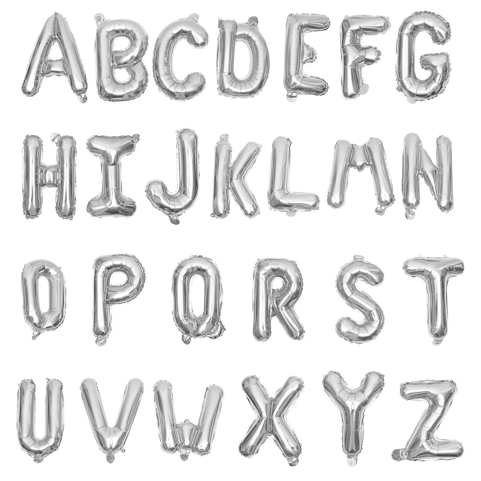 

26pcs Alphabet Foil Balloons 16 Inch Letter Balloons Wedding Birthday Decor Reusable Helium Balloon Party Supplies