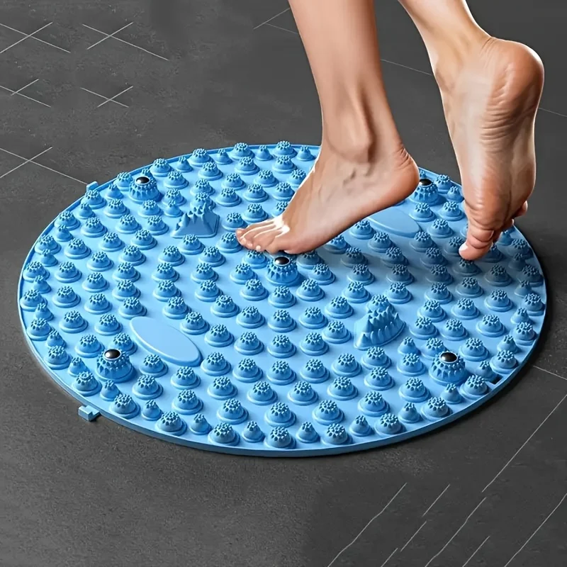 

1pc circular finger press plate super slow running foot massage pad indoor stationary running special foot pedal pressure plate