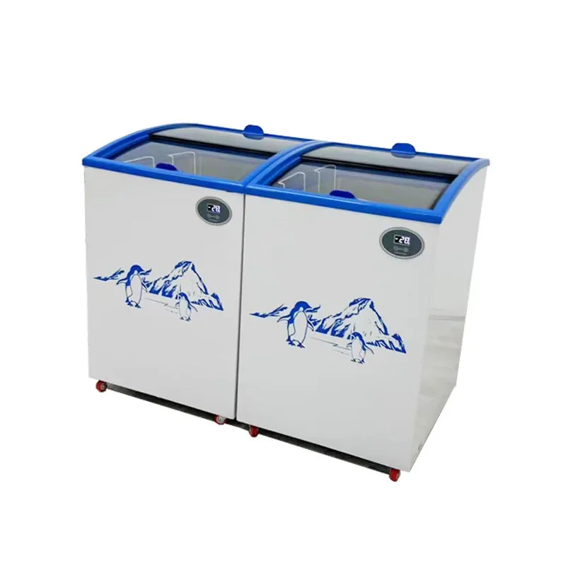 

#Wholesale Multifunctional Table Top Display Ice Cream Fridge Display Freezer