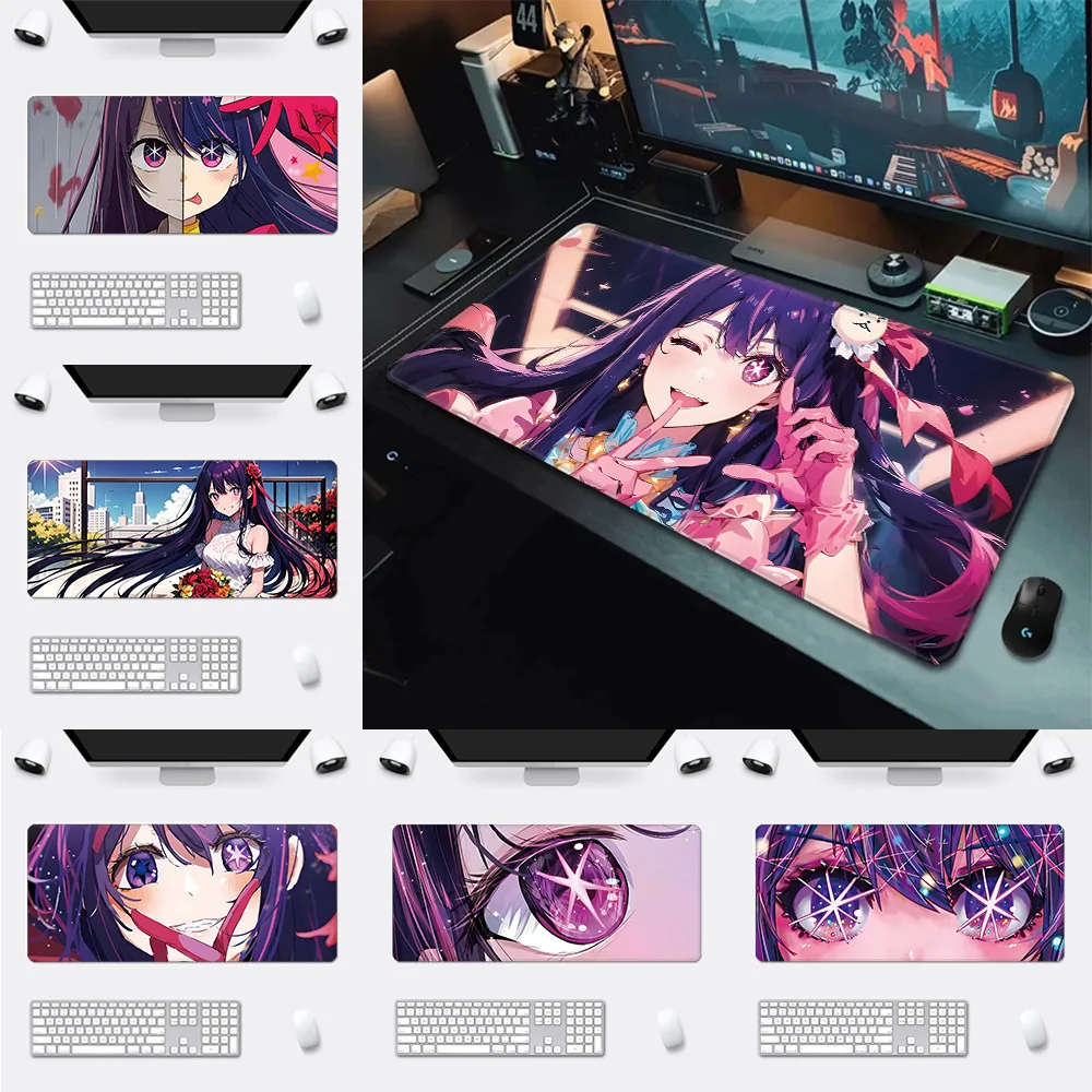 

Anime Oshi no ko Mousepad HD Printing Computer Gamers Locking Edge Non-slip Mouse Pad XXL90x40cm Keyboard PC Desk Pad